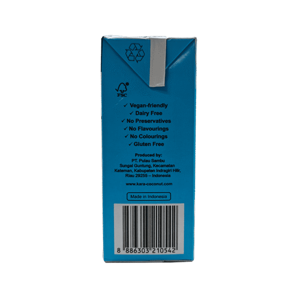 Kara Classic UHT Coconut Milk – 24 packs/case, 400 ml (13.5 fl. oz.) - Image 5