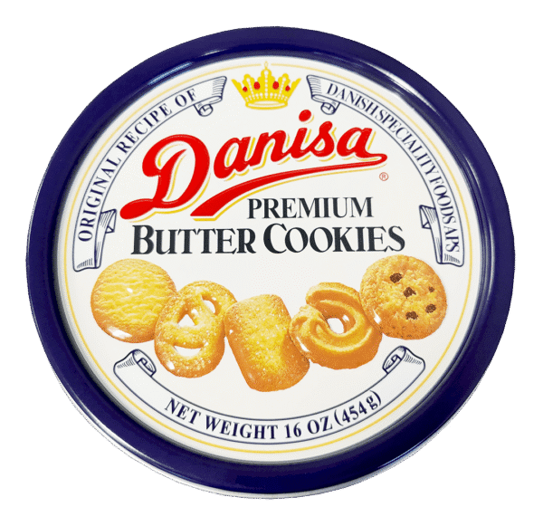 Danisa Premium Butter Cookies– 12 tins/case, 16oz(454g) - Image 3