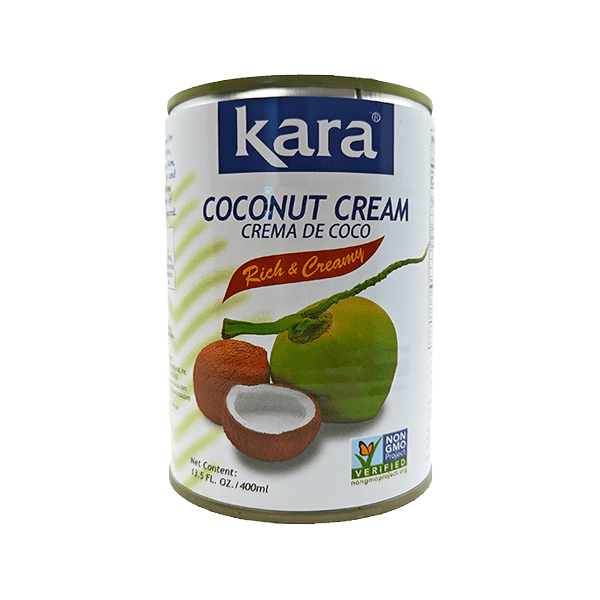 Kara Coconut Cream (can)- 24 cans/case, 400 ml(13.5 fl. oz.)