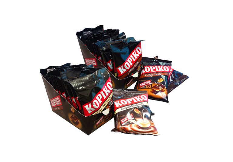 Kopiko Candy Combo- 2 display box of 12 bags, 4.23oz(120g)