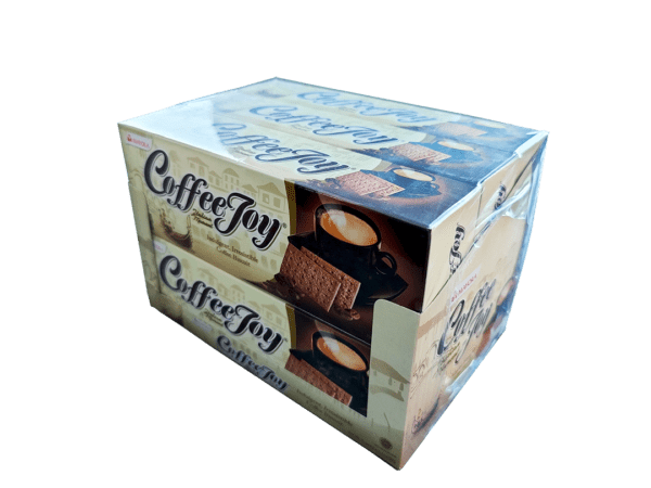 Coffee Joy Coffee Biscuit- 4 display boxes/case, 6 packs/display box, 3.2oz(90g) - Image 2