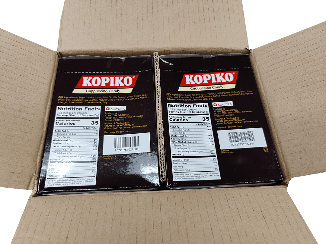 Kopiko Cappuccino Candy- 2 display box of 12 bags, 4.23oz(120g) - Image 11