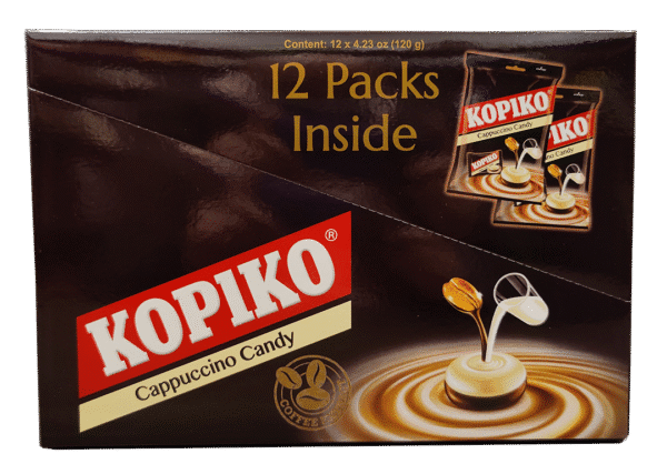 Kopiko Cappuccino Candy- 2 display box of 12 bags, 4.23oz(120g) - Image 9