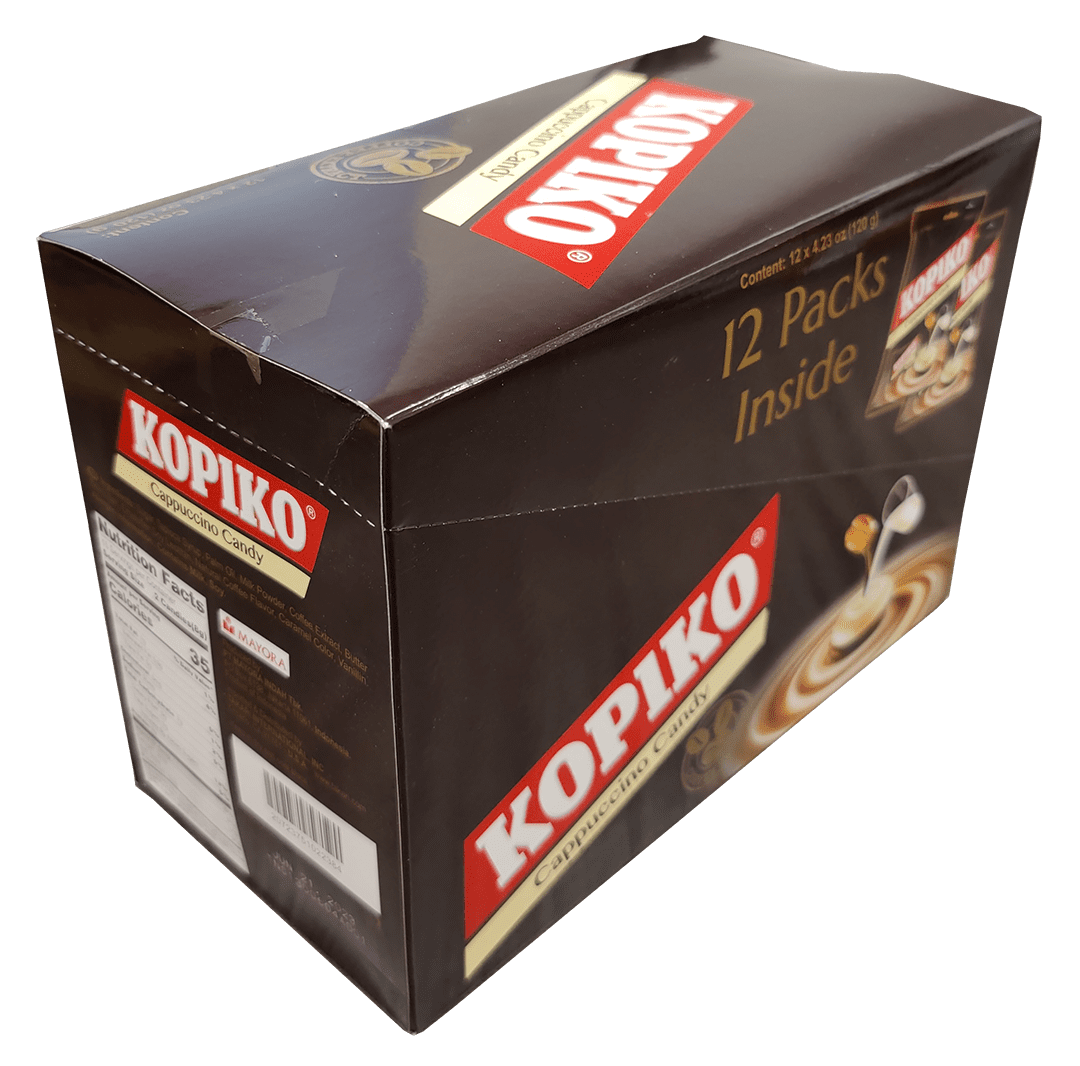 Kopiko Cappuccino Candy- 2 display box of 12 bags, 4.23oz(120g) - Image 7