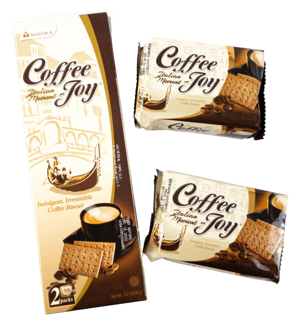 Coffee Joy Coffee Biscuit- 4 display boxes/case, 6 packs/display box, 3.2oz(90g) - Image 6