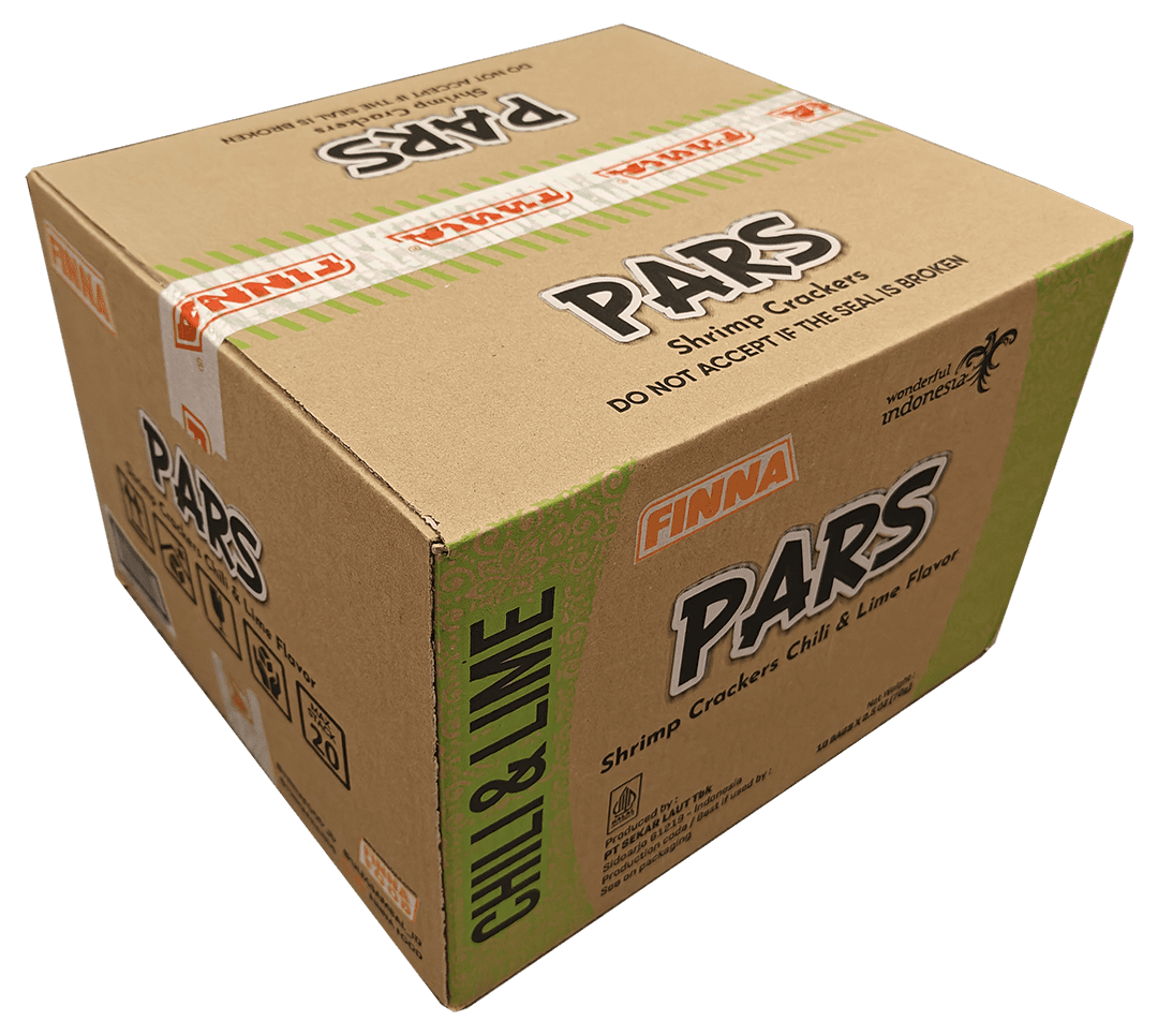 Finna PARS Chili & Lime Shrimp Crackers -10 bags/case, 2.5oz(70g) - Image 9