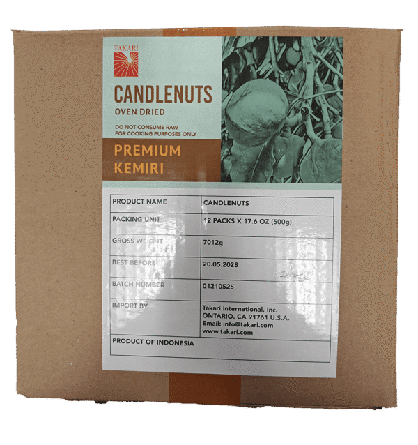 Takari’s Candlenut 17.6 oz – 12 boxes/case - Image 9