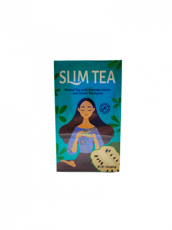 Slim Tea (Herbal Tea with Soursop Leaves and Green Tea Leaves)– 24 boxes / case - Image 2