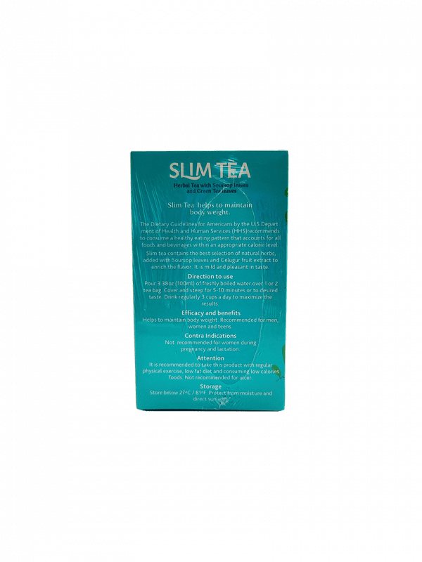 Slim Tea (Herbal Tea with Soursop Leaves and Green Tea Leaves)– 24 boxes / case - Image 6