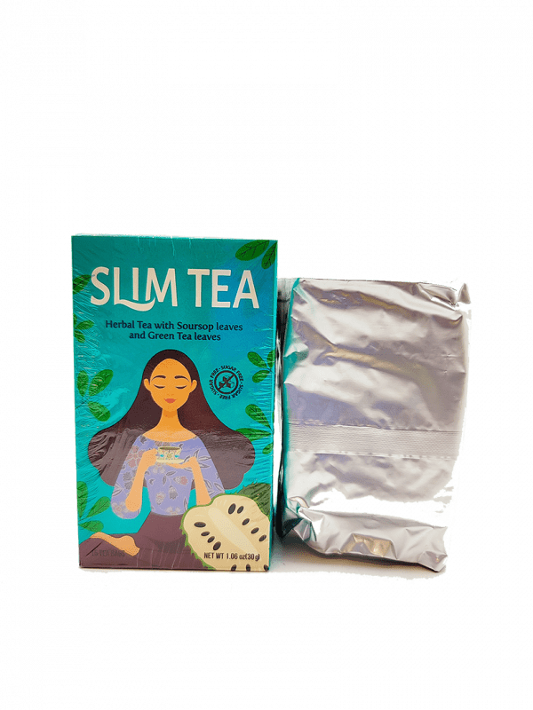Slim Tea (Herbal Tea with Soursop Leaves and Green Tea Leaves)– 24 boxes / case