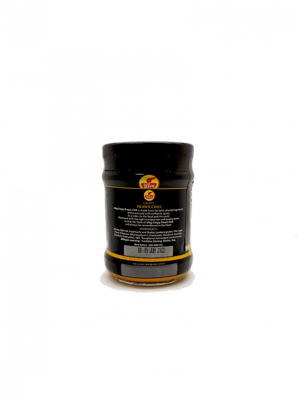 Finna Uleg – Crispy Prawn Chili- 12 jars/Case, 5.8oz(165g) - Image 3