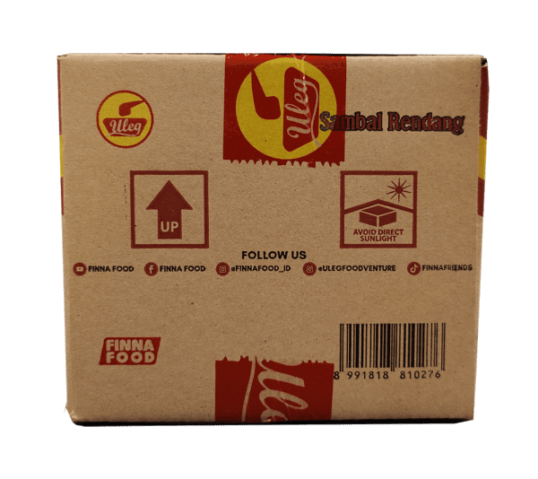 Finna Uleg – Sambal Rendang (Rendang Chili Sauce)- 10 packs/case, 10 sachets/pack 0.635oz(18g) - Image 11