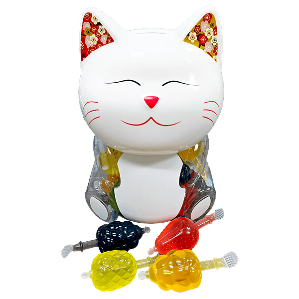 Cat Jar- Viloe Fruit Jelly Pop- 6 jars/ case, 600g (21.16oz)