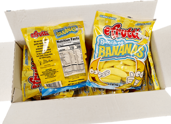 Efrutti Bunch of Bananas Candy - 12 packs/case, 3.5oz (100g) - Image 6