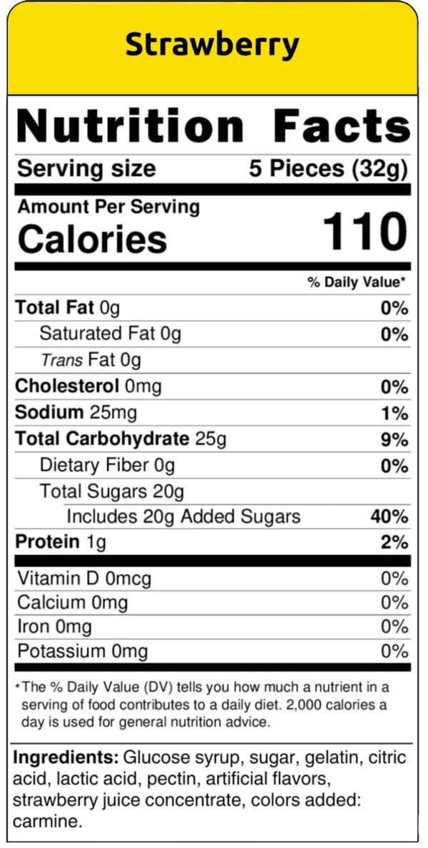 Efrutti Creamy Dreamy Strawberry Batch Candy - 12 packs/case, 3.5oz (100g) - Image 5