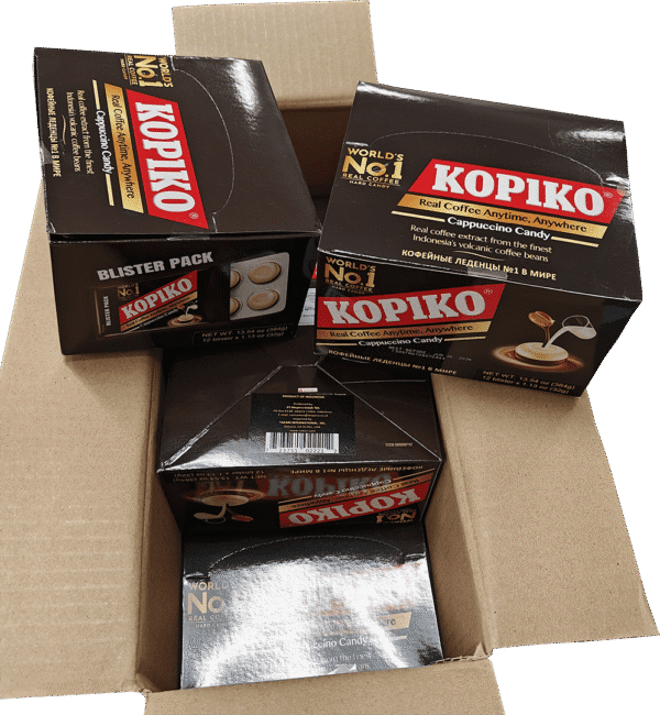 BLISTER PACK - KOPIKO Cappuccino Candy 12 boxes (12 pk x 1.13 oz) - Image 10