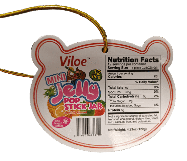 Viloe Mini Jelly Pop Stick Jar (Dino) - 8 Jars x 4.23 oz - Image 8