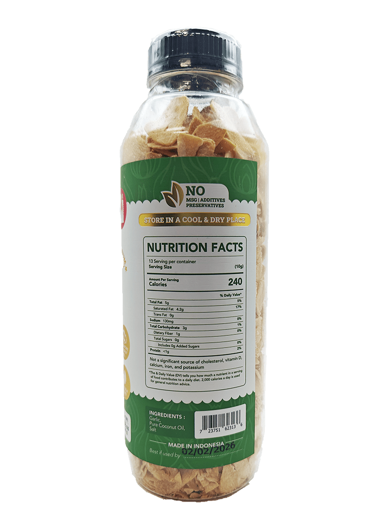 Takari’s Fried Sliced Garlic (12 bottles x 4.58 oz) - Image 4