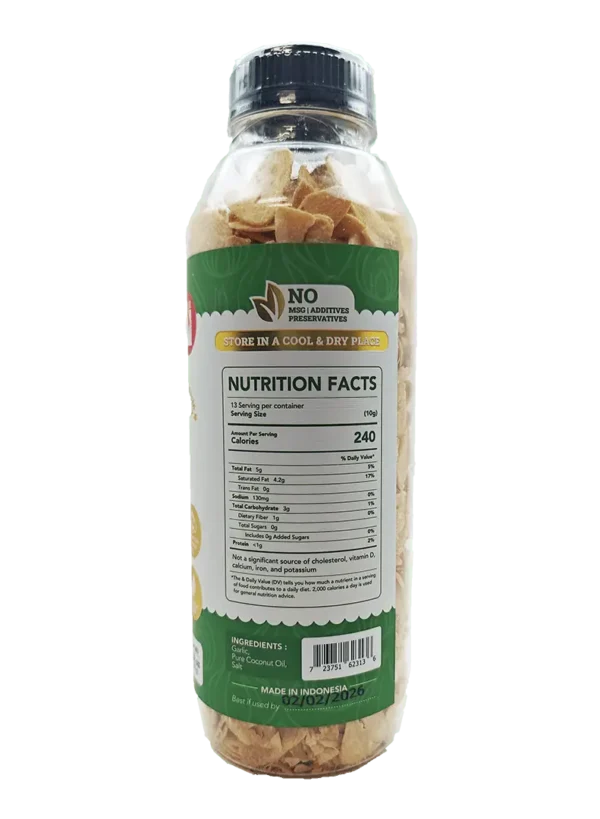 Takari’s Fried Sliced Garlic (12 bottles x 4.58 oz) - Image 4