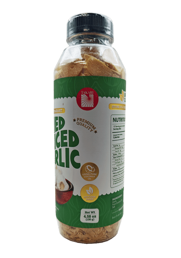 Takari’s Fried Sliced Garlic (12 bottles x 4.58 oz) - Image 3