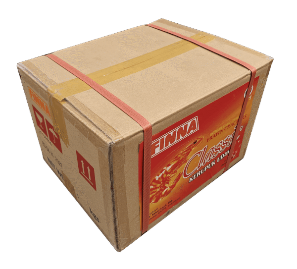 Finna CLASSIC PRAWN Crackers (Kerupuk Udang) -18 packs/case, 14.1oz(400g) - Image 9