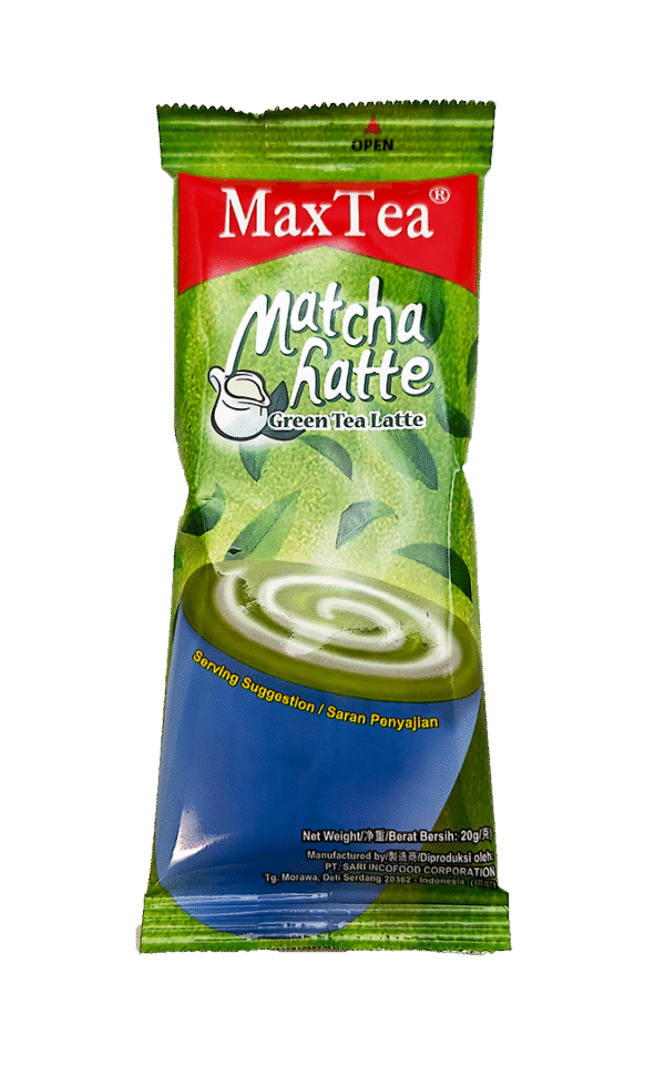 MaxTea- Matcha Latte (Green Tea Latte)- 24 Boxes (5 sticks x 20g) - Image 8