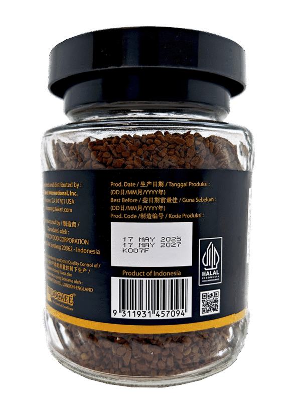 Sumatra Freeze Dried Coffee - 12 Jars x 125g - Image 7