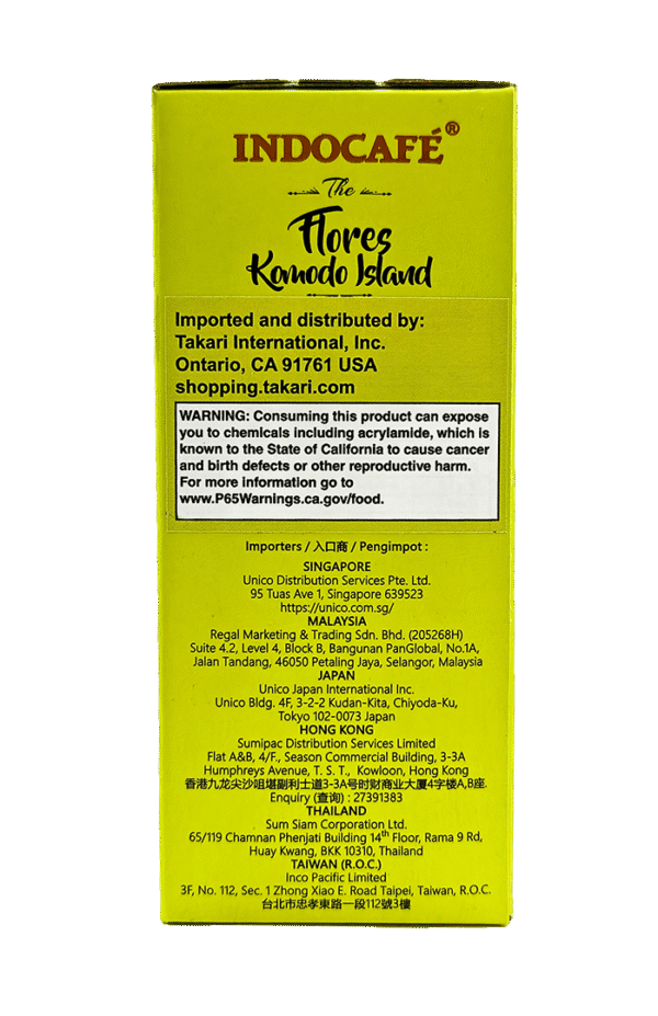 Drip Coffee Pouch (The Flores Komodo Island) - 12 Boxes (5 Pouches x 10g) - Image 3