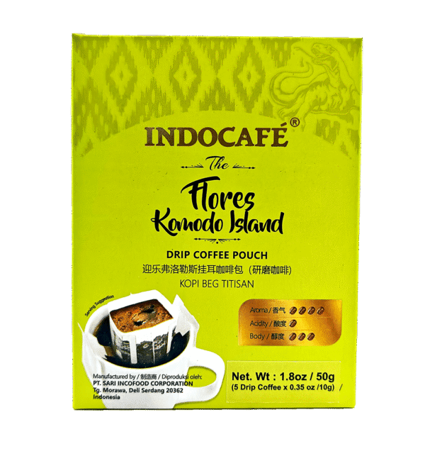 Drip Coffee Pouch (The Flores Komodo Island) - 12 Boxes (5 Pouches x 10g) - Image 2