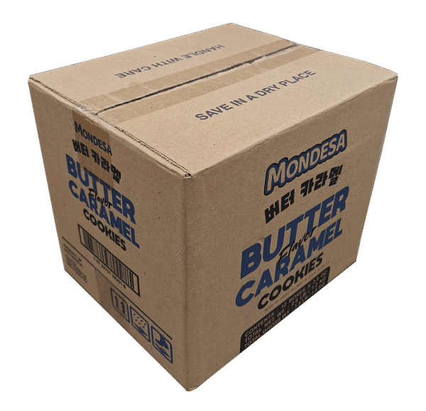Mondesa BUTTER Flavor Caramel Cookies -12 Boxes x 3.52 oz - Image 7