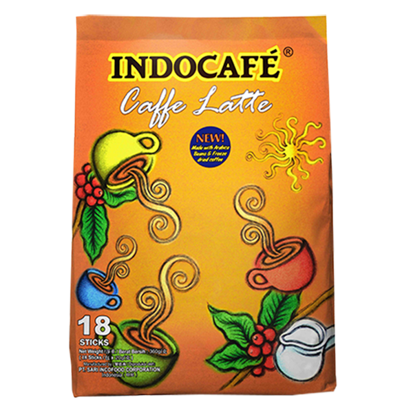 Caffe Latte - 12 Boxes (18 sticks x 20g)