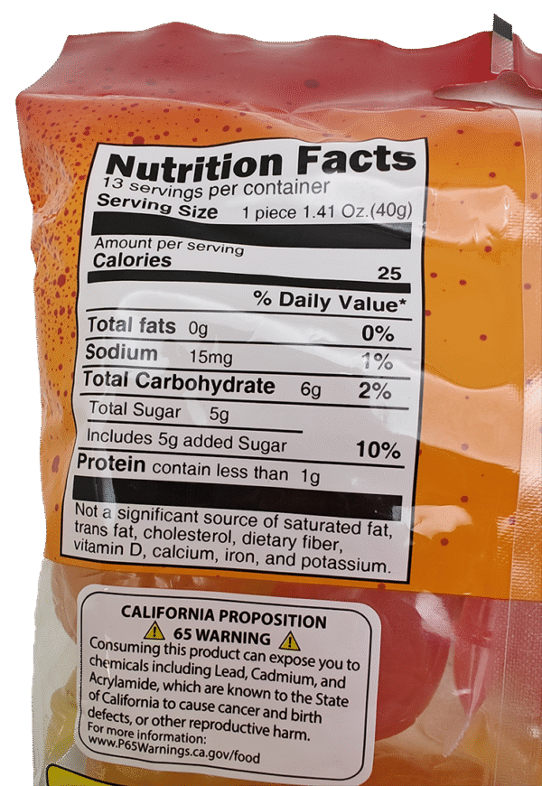 Chamoy Jelly Pop Bag - 21 bags/case (18.34oz) - Image 4