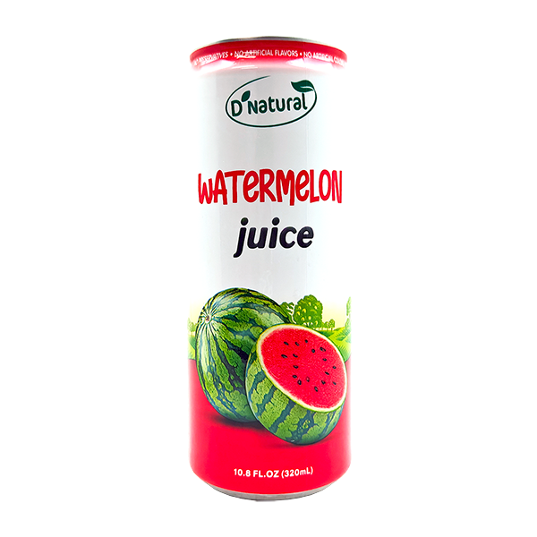 D'NATURAL- Watermelon Juice (12 cans x 10.8 oz)