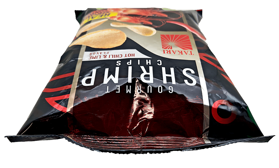 Takari Hot Chili & Lime Shrimp Crackers -10 bags/case, 2.5oz(70g) - Image 4