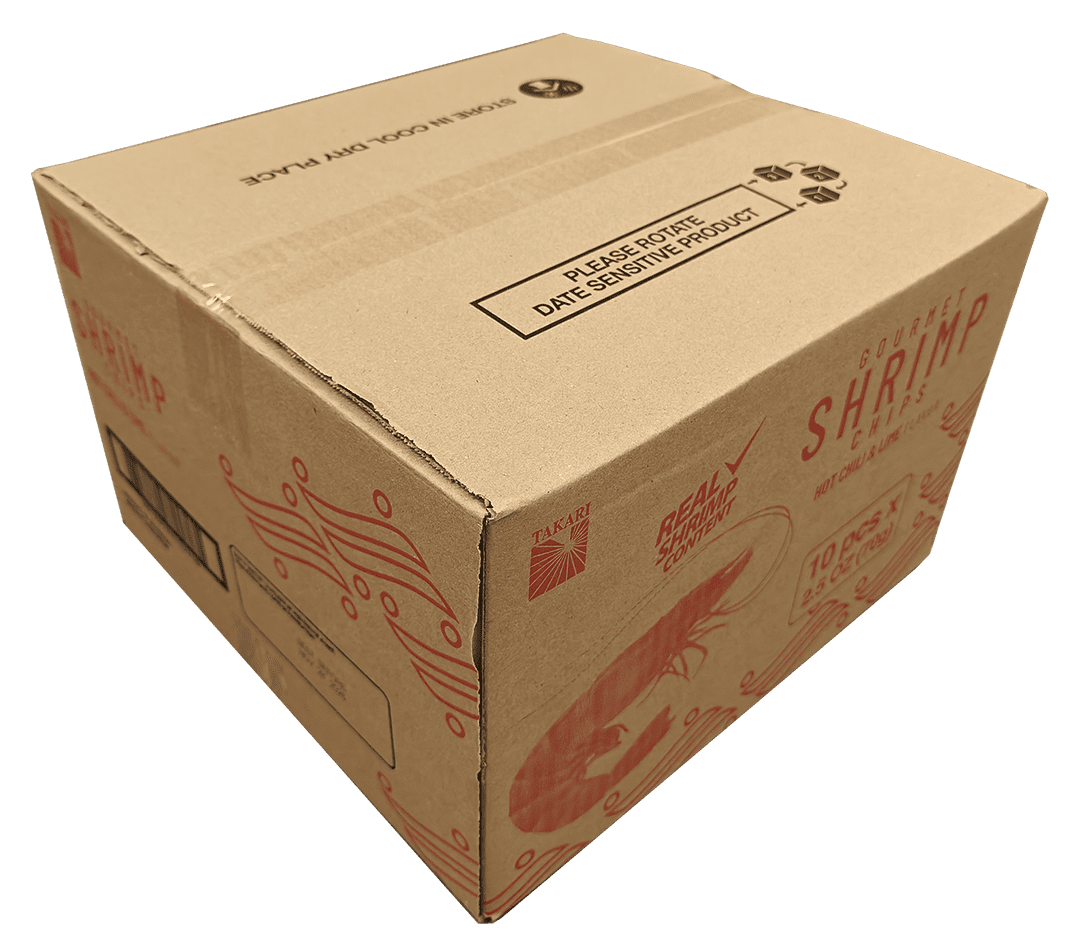 Takari Hot Chili & Lime Shrimp Crackers -10 bags/case, 2.5oz(70g) - Image 9