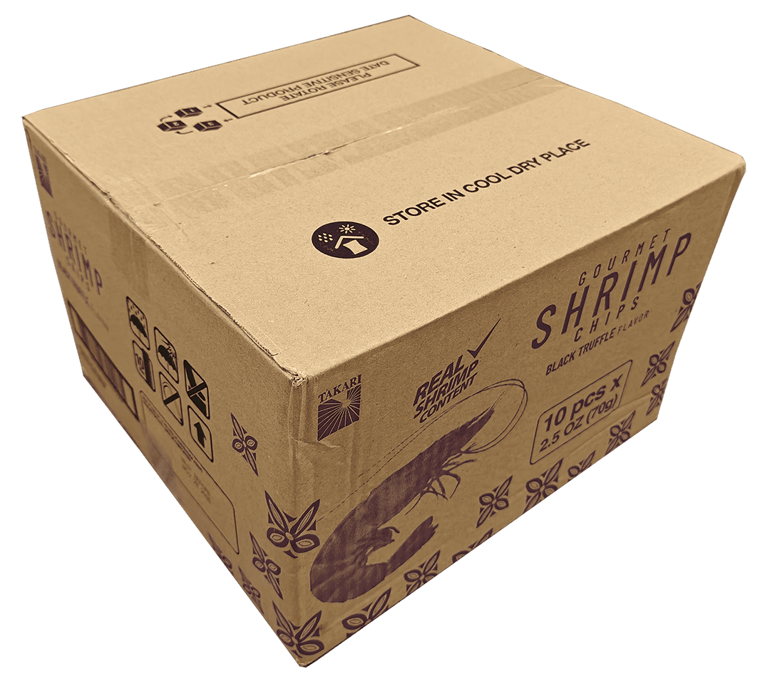 Takari Black Truffle Shrimp Crackers -10 bags/case, 2.5oz(70g) - Image 9