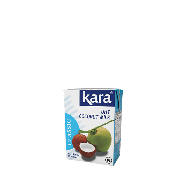 Kara Classic UHT Coconut Milk – – 25 packs/case, 200 ml (6.8 fl. oz.)
